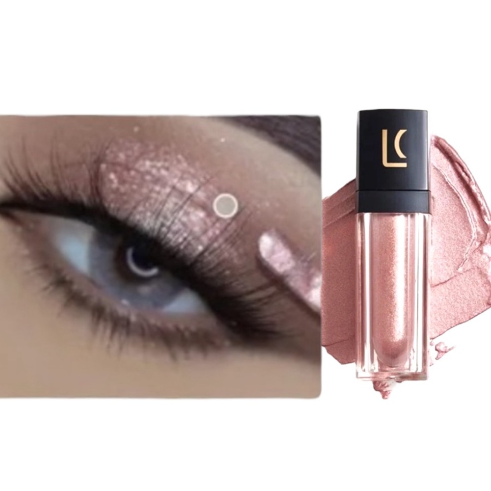 Lucky Chick Rose Quartz Gel Based Luster Liquid Eyeshadow New in Box Full Size